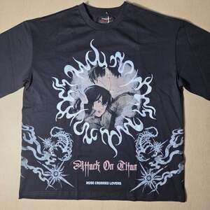 Dechire Lifestyle Attack on Titan Star Crossed Lovers Graphic Tee Medium NWT